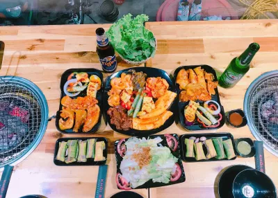 Ở quán có đa dạng các món nướng (Nguồn: Facebook Khói BBQ)