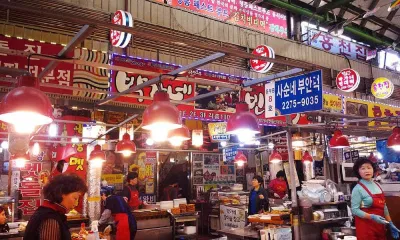 Hãy đến thăm chợ Gwangjang để thử những món kimbap ngon tuyệt cú mèo bạn nhé! (Ảnh: Internet). Hãy đến thăm chợ Gwangjang để thử những món kimbap ngon tuyệt cú mèo bạn nhé! (Ảnh: Internet).