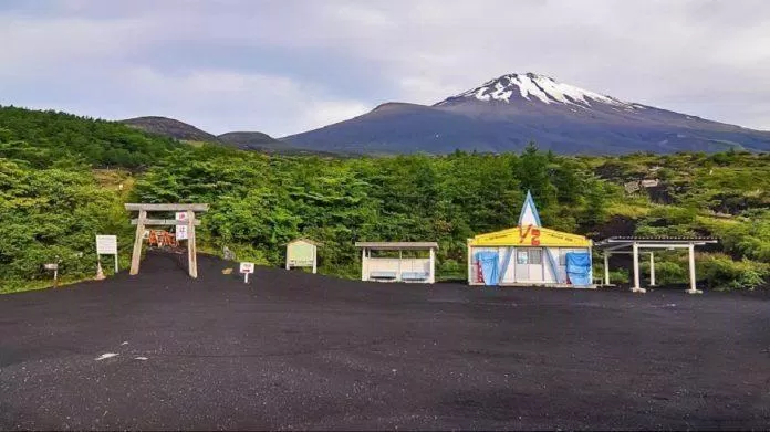 Trạm Gotemba ở thấp hơn so với các trạm khác (Ảnh: Internet). Trạm Gotemba ở thấp hơn so với các trạm khác (Ảnh: Internet).