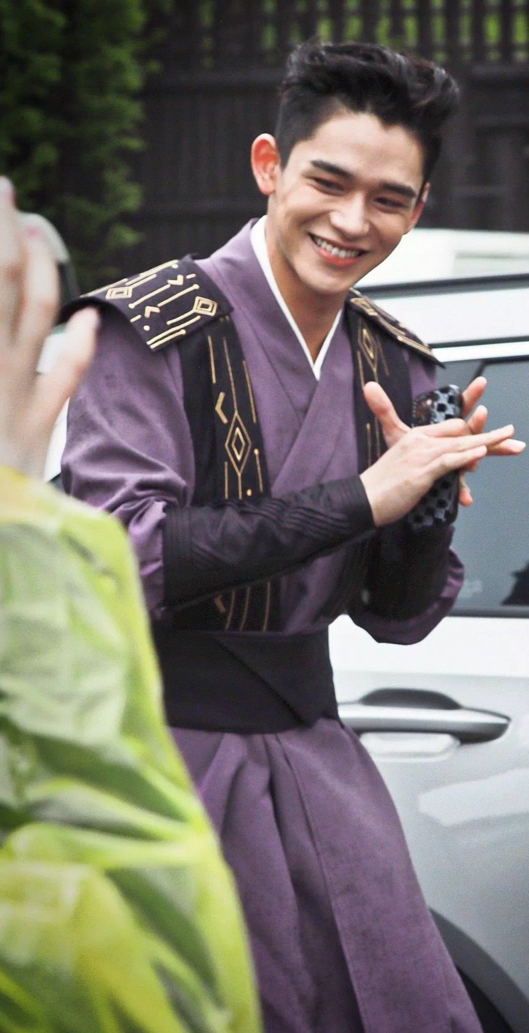 "Soái ca" Húc Hi ghi hình Keep Running. (Nguồn: Internet) "Soái ca" Húc Hi ghi hình Keep Running. (Nguồn: Internet)