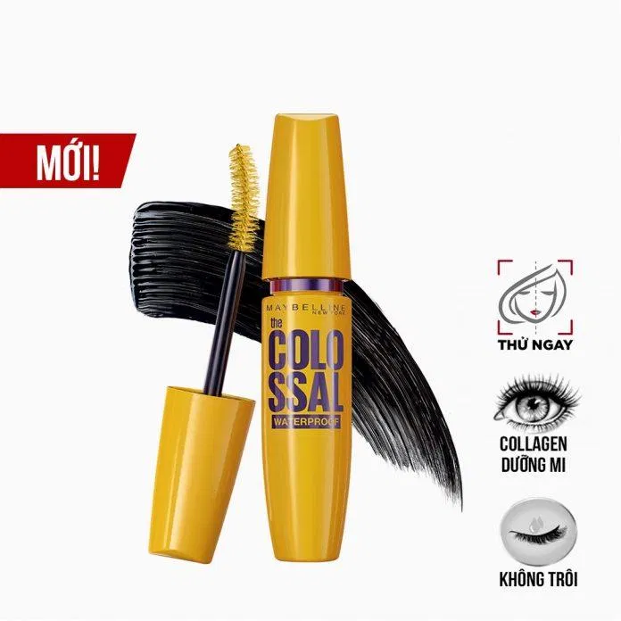 Mascara dưỡng mi làm dày mi Maybelline New York Colossal. (ảnh: internet)