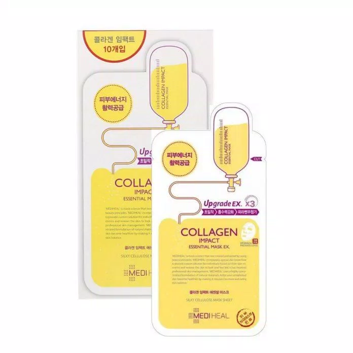 Mặt nạ collagen Mediheal Collagen Impact Essential Mask. (ảnh: internet)