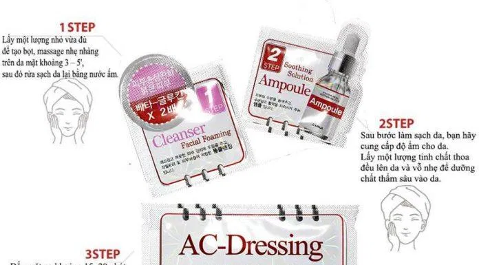 Mặt nạ 3 bước tái tạo da Rainbow L’affair Collagen Skin Renewal Mask. (ảnh: internet)
