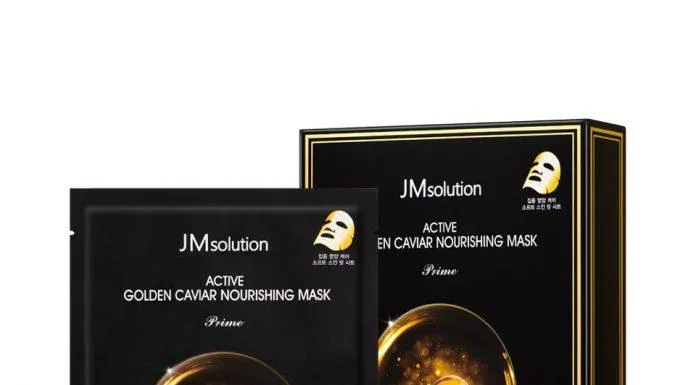 Mặt nạ tinh chất vàng JM Solution Active Golden Caviar Nourishing Mask Prime. (ảnh: internet)