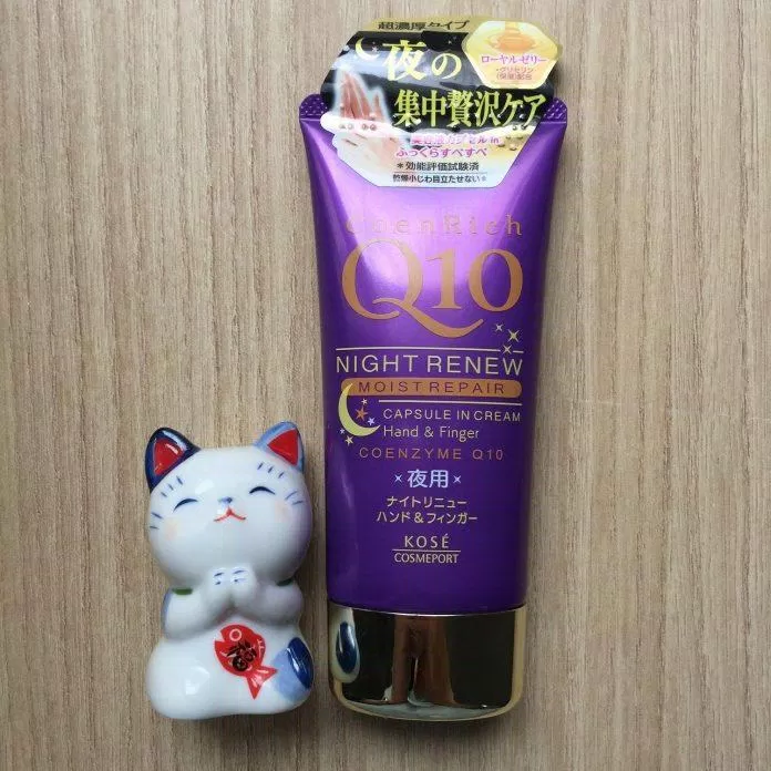 Kem dưỡng da tay Kose Coenrich Q10 Whitening Medicated Hand Cream dành cho buổi tối (ảnh: internet)