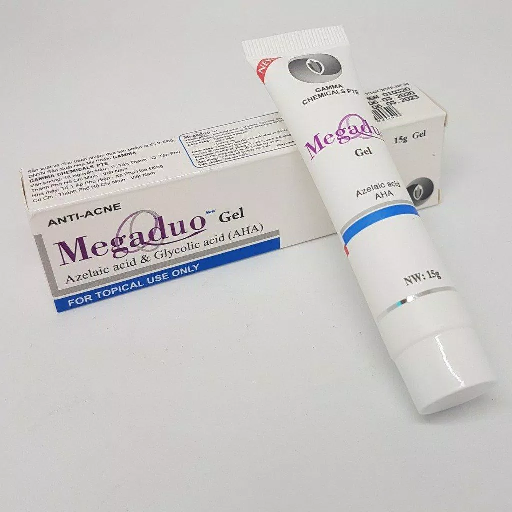 Sản phẩm gel trị mụn " quốc dân" Megadua Gel. (Nguồn: Internet).