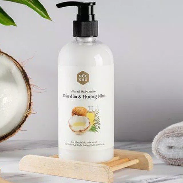 Một sản phẩm chăm sóc tóc có thành phần từ dầu dừa của Mộc Nhu (Ảnh: Internet)