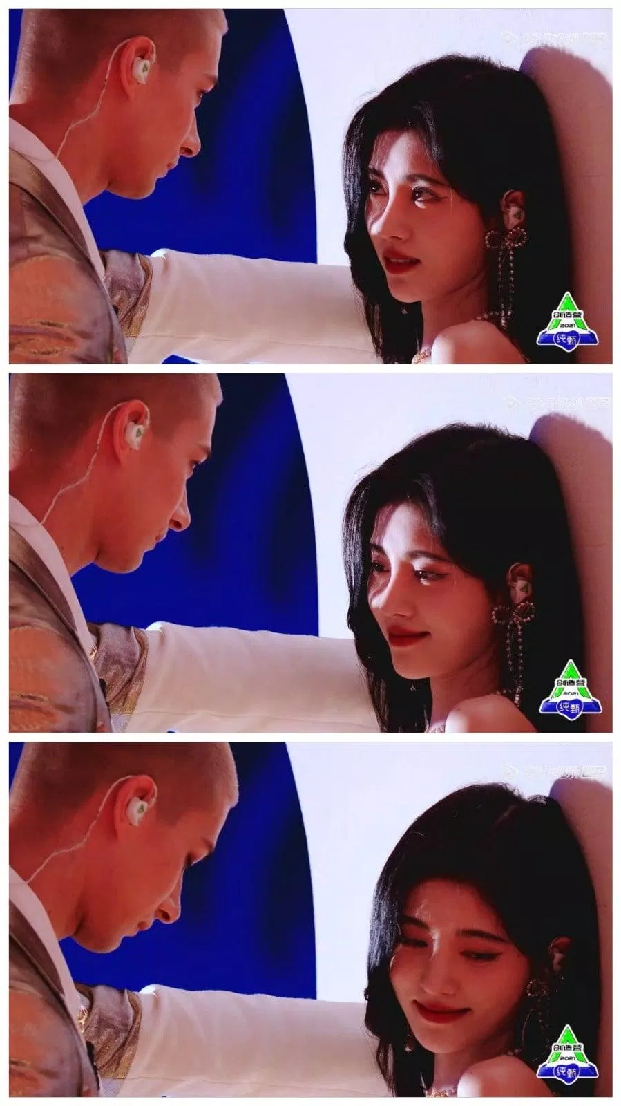 Khoảnh khắc cực ngọt trên sân khấu khiên cư dân mạng điên đảo. (Nguồn: Internet) Khoảnh khắc cực ngọt trên sân khấu khiên cư dân mạng điên đảo. (Nguồn: Internet)