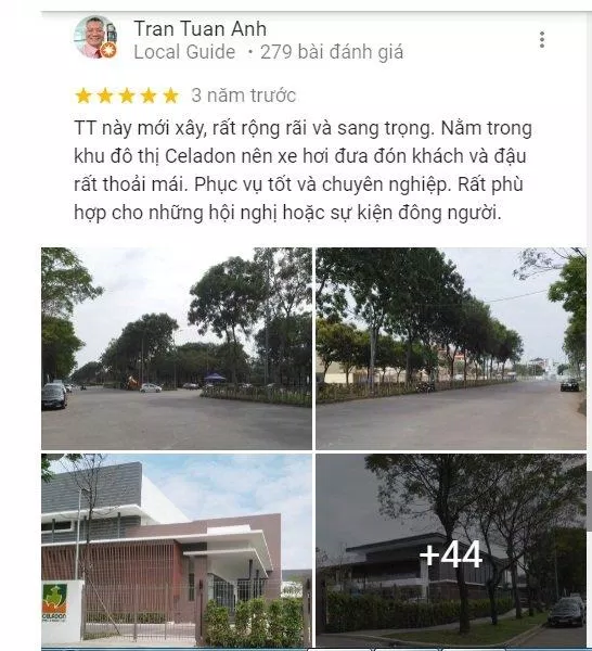 Đánh giá của khách hàng về TDG Center. (Ảnh: BlogAnChoi)