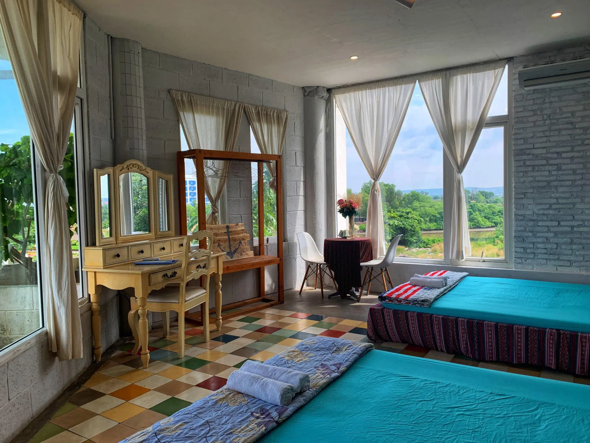 Phòng thiên nhiên tại Nhà Quê Homestay. Nguồn: Fanpage Nhà Quê Homestay