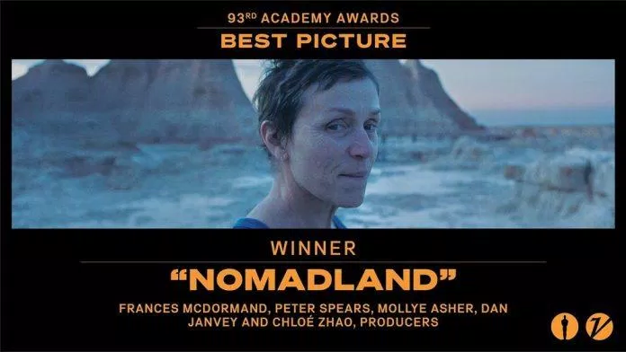 Nomadland chiến thắng ở hạng mục Phim hay nhất (Ảnh: Internet).