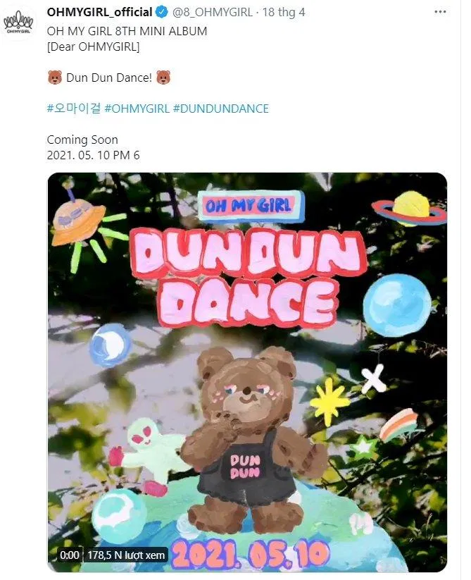 Oh My Girl cũng sẽ comeback vào ngày 10/5 (Ảnh: Internet)