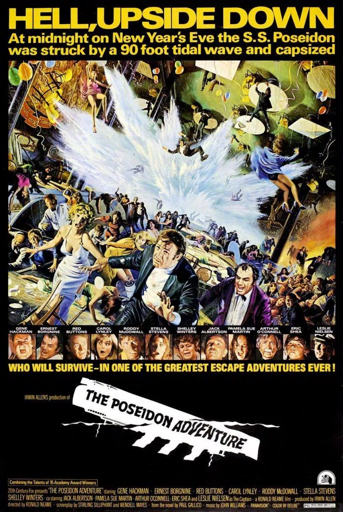 Poster phim The Poseidon Adventure - Chuyến Tàu Vĩnh Biệt (1972) (Ảnh: Internet)