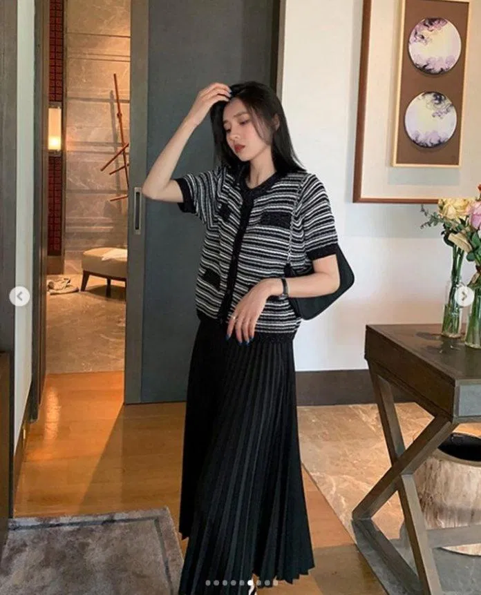 Sang chảnh với áo tweed (Nguồn: Internet) Sang chảnh với áo tweed (Nguồn: Internet)