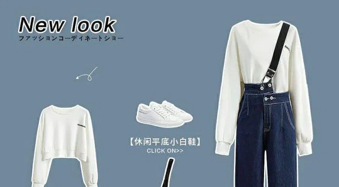 Quần yếm với điểm nhấn dây chéo (Nguồn: Internet) Quần yếm với điểm nhấn dây chéo (Nguồn: Internet)