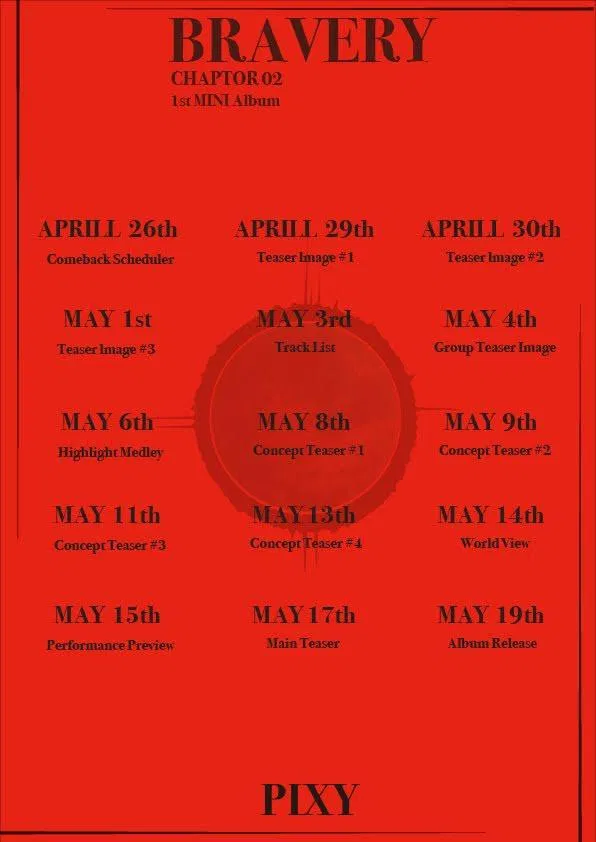 PIXY comeback vào 19/5 (Ảnh: Internet)