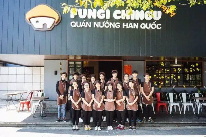 Fungi Chingu quán nướng mang phong cách Hàn Quốc (Nguồn: Internet)