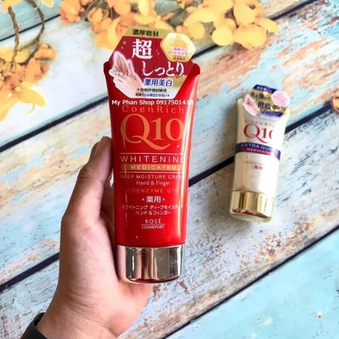 Kem dưỡng da tay Kose Coenrich Q10 Whitening Medicated Hand Cream siêu dưỡng ẩm (ảnh: internet)