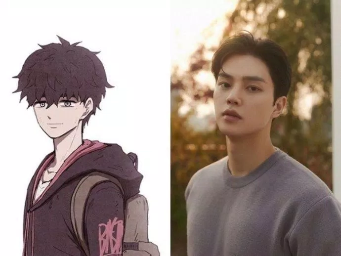 Song Kang sở hữu ngoại hình như bước ra từ truyện tranh. (Nguồn: Internet)