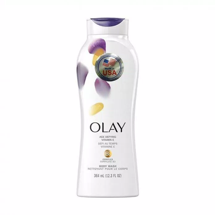 Sữa tắm Olay Age Defying Vitamin E với công thức chuyên sâu chống lão hóa da mạnh mẽ ( Nguồn: internet)