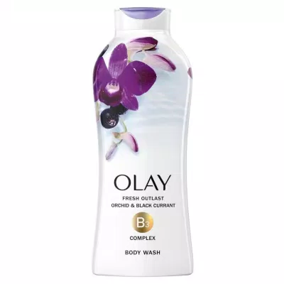 Sữa tắm Olay Fresh Outlast Orchid And Black Currant với hoa lan và quả lý chua đen giàu chất chống oxy hóa ( Nguồn: internet)