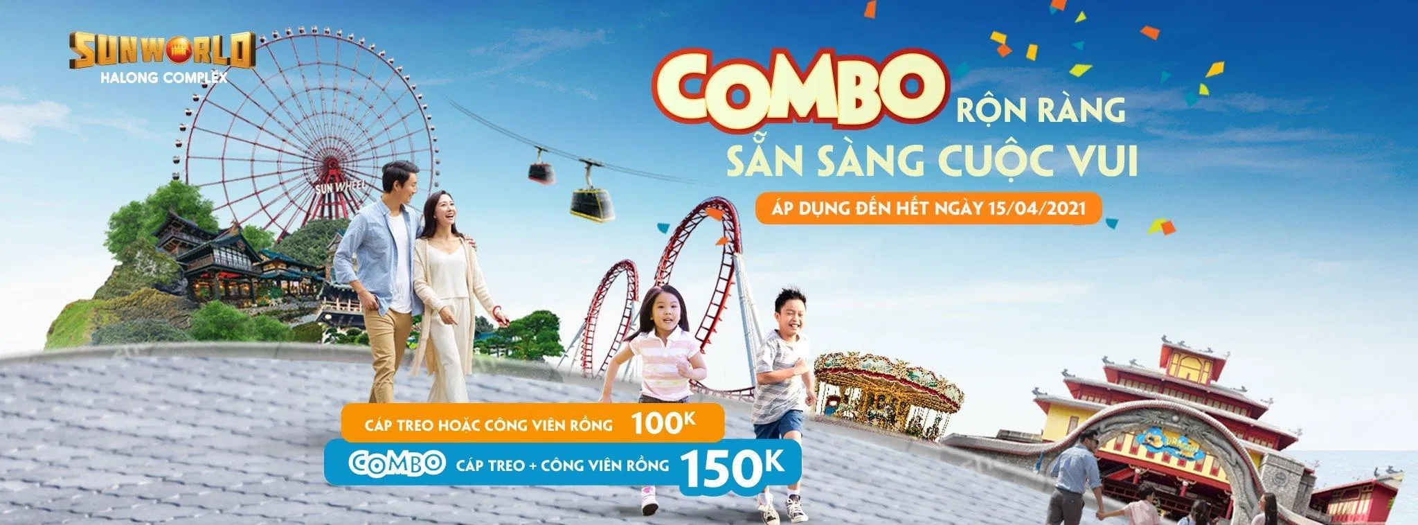 Vui chơi thả ga - Không lo về giá tạ Sun World Hạ Long (nguồn: Fanpage Sun World Halong Complex)