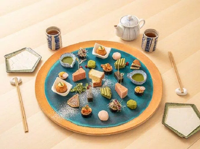 Trà có thể được dùng kèm các loại bánh ngọt wagashi (Ảnh: Internet). Trà có thể được dùng kèm các loại bánh ngọt wagashi (Ảnh: Internet).