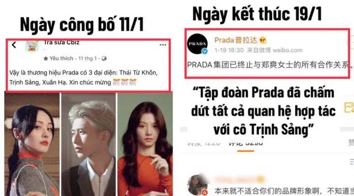 Vì drama mà Trịnh Sảng cũng không còn bất kỳ hợp đồng nào nữa (Nguồn: Internet)