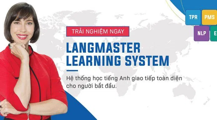 Học tiếng Anh Langmaster. (Ảnh: internet)