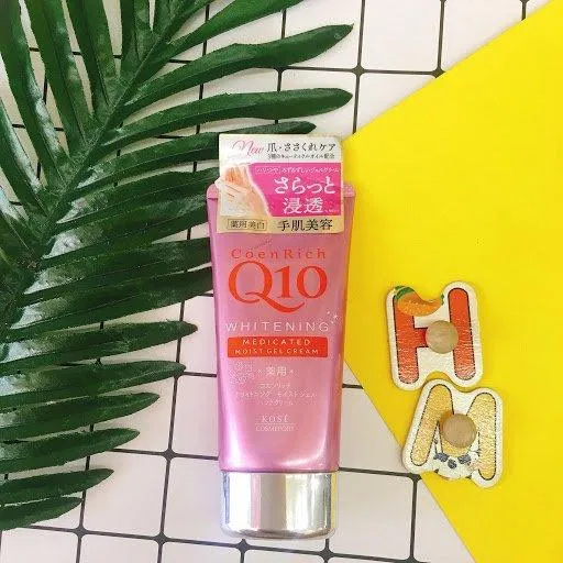 Kem dưỡng da tay Kose Coenrich Q10 Whitening Medicated Hand Cream dạng gel dành cho da nhờn (ảnh: internet)