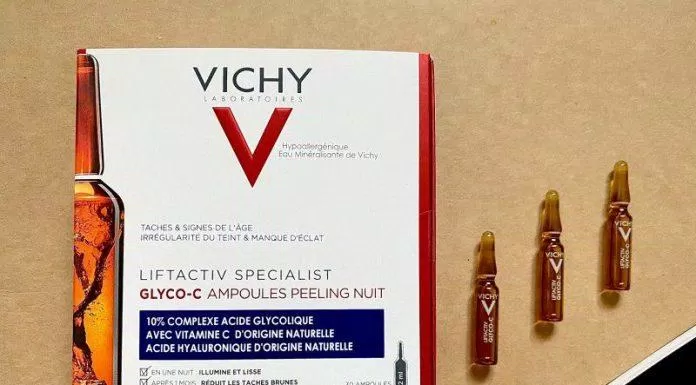 VICHY Liftactiv Specialist Glyco-C Night Peel Ampoules được thiết kế khoa học giúp bảo quản sản phẩm tốt hơn (Nguồn: Internet)