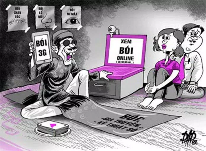 Nên tỉnh táo để phân biệt "thầy lừa" khi xem tử vi, bói toán. (Ảnh: Internet)