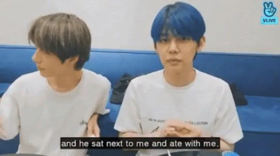 Yeonjun chia sẻ về V trên live (Ảnh: Internet)
