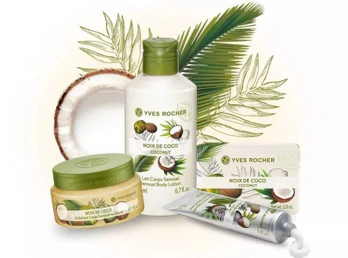 Yves Rocher đã ra mắt bộ sản phẩm chăm sóc cơ thể tinh chất dầu dừa (Ảnh: Internet)