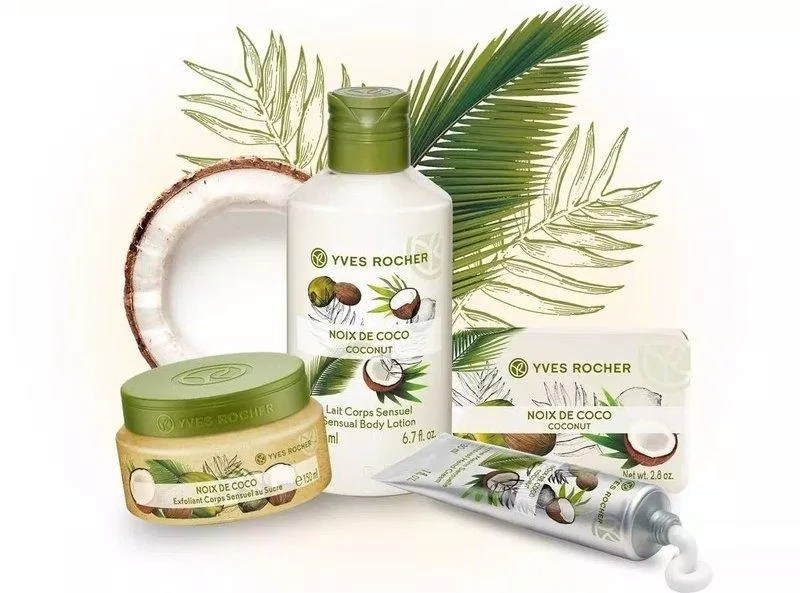 Yves Rocher đã ra mắt bộ sản phẩm chăm sóc cơ thể tinh chất dầu dừa (Ảnh: Internet)