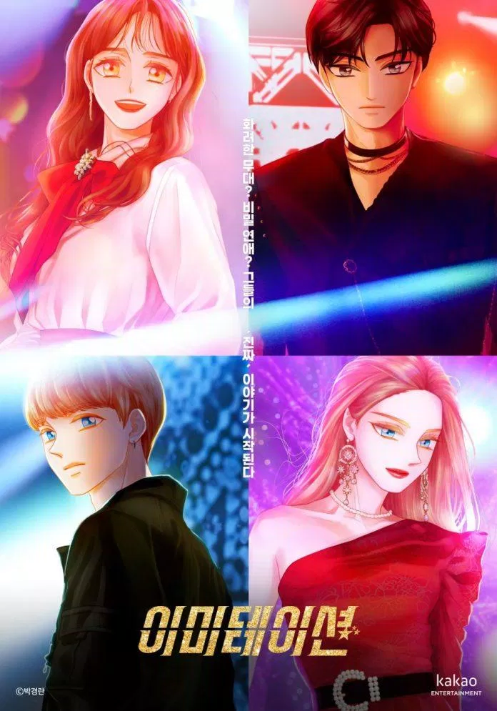 Tạo hình webtoon của các nhân vật chính (Ảnh: Internet)