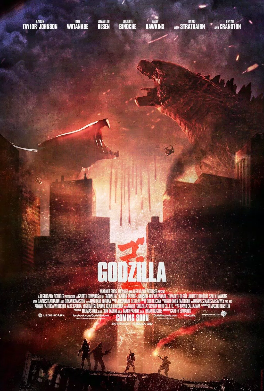 Poster phim Godzilla - Quái Vật Godzilla (2014) (Ảnh: Internet)