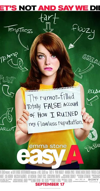 Poster phim Easy A. (Nguồn: Internet)