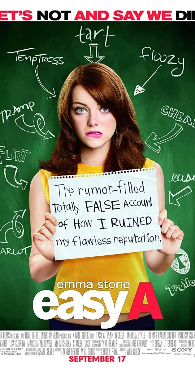 Poster phim Easy A. (Nguồn: Internet)