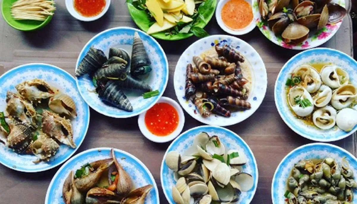 Các loại ốc - Ảnh: internet