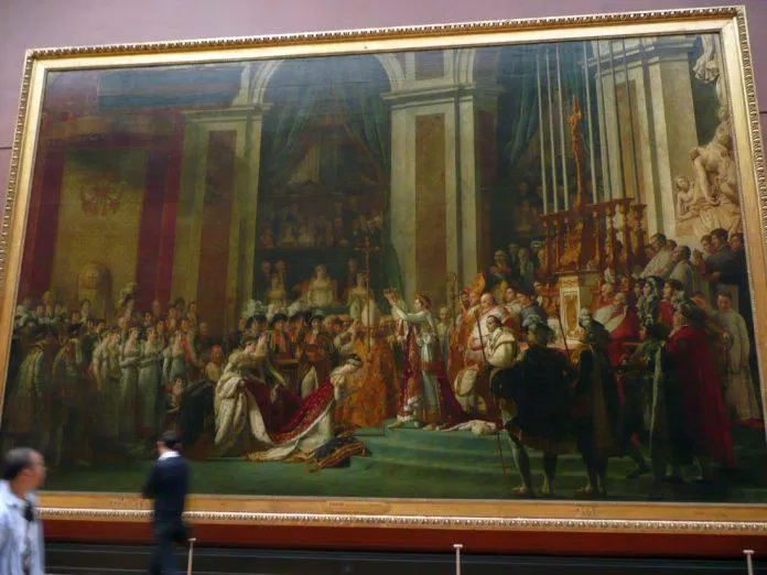 Lễ đăng quang của Napoléon (Ảnh: Internet). Lễ đăng quang của Napoléon (Ảnh: Internet).