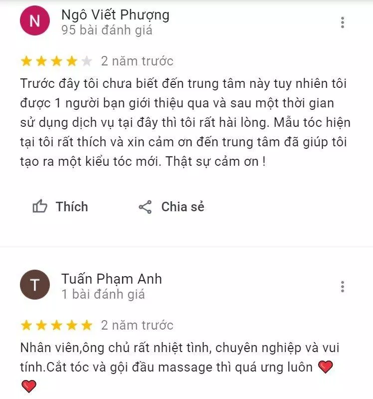 Sự chuyên nghiệp và nhiệt tình của salon đã để lại ấn tượng tốt đẹp đối với mỗi khách hàng (Nguồn: Internet)