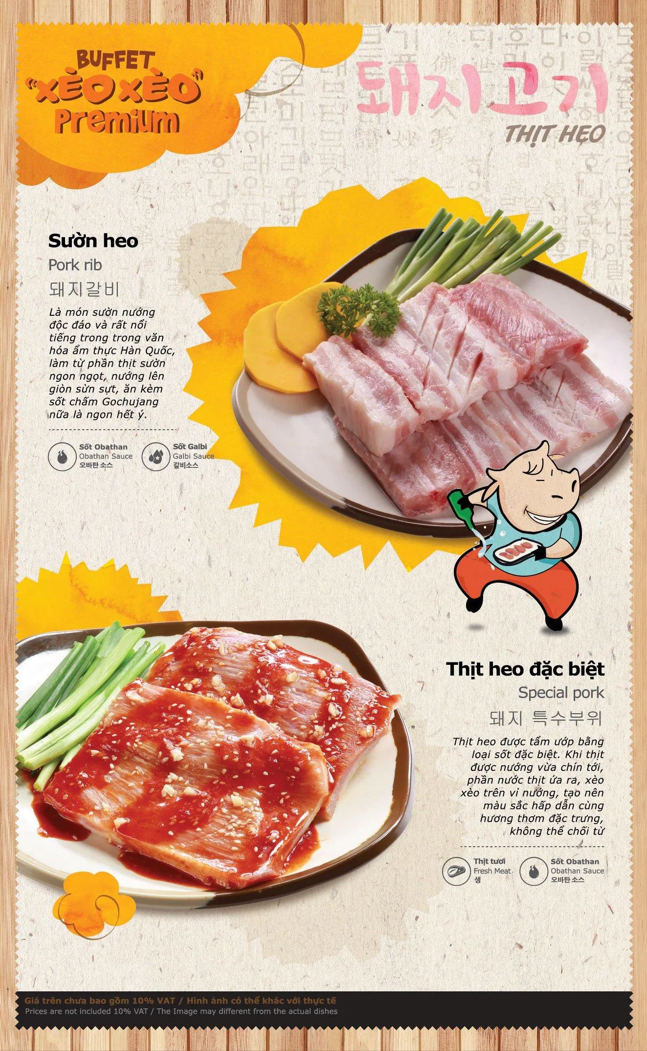 Menu tại GoGi House (Ảnh Gogi House)