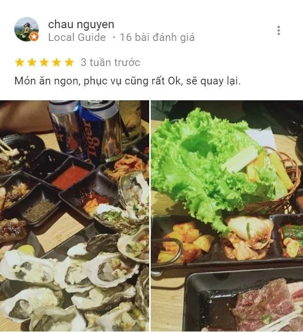 Review của khách hàng tại Pachi Pachi (Ảnh BlogAnChoi)