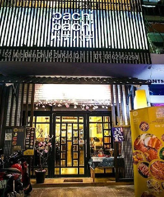Pachi Pachi là một nhà hàng buffet nướng có thiết kế đầy tao nhã ấm cúng của Nhật. (Ảnh Internet)
