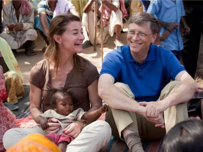 Bill Gates và bà Melinda Gates đã cùng nhau xây dựng quỹ Bill và Melinda Gates ( Ảnh: Internet )