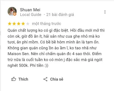 Đánh giá của khách hàng về SET Buffet (Nguồn: Internet) Đánh giá của khách hàng về SET Buffet (Nguồn: Internet)