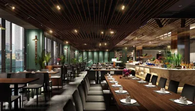 Không gian độc đáo tại SET Buffet - Hào Nam (Nguồn: Internet) Không gian độc đáo tại SET Buffet - Hào Nam (Nguồn: Internet)