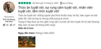 Đánh giá của khách hàng về Bún chả Burger (Nguồn: BlogAnChoi) Đánh giá của khách hàng về Bún chả Burger (Nguồn: BlogAnChoi)
