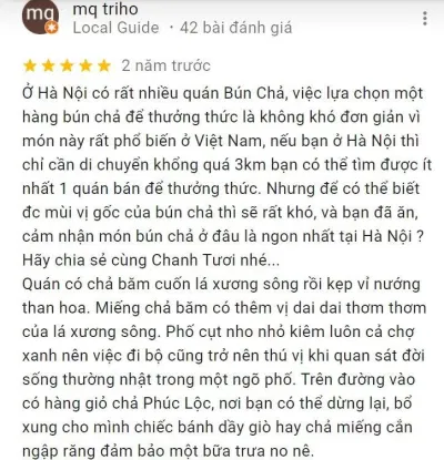 Đánh giá của khách hàng về Bún chả - Nem - Chả rươi Chiến Loan (Nguồn: BlogAnChoi) Đánh giá của khách hàng về Bún chả - Nem - Chả rươi Chiến Loan (Nguồn: BlogAnChoi)